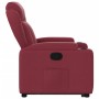 Sillón reclinable elevable tela rojo tinto de , Sillones - Ref: Foro24-3204485, Precio: 288,75 €, Descuento: %