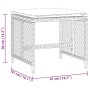 Garden stools with cushions 4 pcs PE rattan gray 41x41x36 cm by , Outdoor ottomans - Ref: Foro24-365050, Price: 95,12 €, Disc...