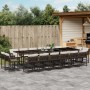 Garden furniture set 17 pieces and brown synthetic rattan cushions by , Garden sets - Ref: Foro24-3211605, Price: 1,00 €, Dis...