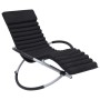 Cushion for black suede sun lounger by vidaXL, Cushions for chairs and sofas - Ref: Foro24-310499, Price: 51,45 €, Discount: %