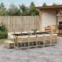 Garten-Essgruppe mit 15-teiligen Kissen aus synthetischem Rattan in Beige. von , Gartensets - Ref: Foro24-3211534, Preis: 819...