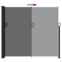 Toldo lateral retráctil negro 180x300 cm de , Sombrillas - Ref: Foro24-4004339, Precio: 89,09 €, Descuento: %