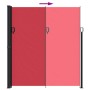 Toldo lateral retráctil rojo 220x300 cm de , Sombrillas - Ref: Foro24-4004372, Precio: 103,04 €, Descuento: %