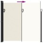 Toldo lateral retráctil crema 200x500 cm de , Sombrillas - Ref: Foro24-4004460, Precio: 102,77 €, Descuento: %