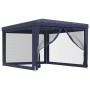 Carpa para fiestas con 4 paredes de malla HDPE azul 3x4 m de , Carpas y cenadores - Ref: Foro24-319232, Precio: 91,49 €, Desc...