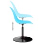 Sillas de comedor giratorias 2 unidades PP azul de vidaXL, Sillas de comedor - Ref: Foro24-324193, Precio: 64,51 €, Descuento: %