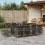 Garden dining set with 13-piece synthetic rattan cushions in gray. by , Garden sets - Ref: Foro24-3211700, Price: 718,66 €, D...