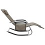 Taupe and gray textilene lounger by vidaXL, Loungers - Ref: Foro24-310507, Price: 86,99 €, Discount: %