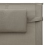 Liege aus Textilene in Taupe und Grau von vidaXL, Liegen - Ref: Foro24-310507, Preis: 86,99 €, Rabatt: %