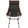 Silla de camping plegable PVC y aluminio negro de vidaXL, Mobiliario de camping - Ref: Foro24-310542, Precio: 56,97 €, Descue...