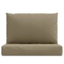 Cushions for pallet sofa 2 units in gray taupe melange fabric by , Cushions for chairs and sofas - Ref: Foro24-4002649, Price...