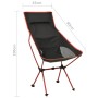 Silla de camping plegable PVC y aluminio negro de vidaXL, Mobiliario de camping - Ref: Foro24-310542, Precio: 56,97 €, Descue...