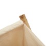 White cream bamboo laundry basket 45x55x63.5 cm by , Laundry baskets - Ref: Foro24-368035, Price: 39,85 €, Discount: %