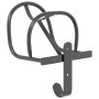 Black iron wall flange support by , Horse rein accessories - Ref: Foro24-172451, Price: 21,99 €, Discount: %