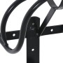 Black iron wall flange support by , Horse rein accessories - Ref: Foro24-172451, Price: 21,99 €, Discount: %