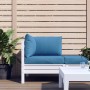 Cushions for pallet sofa 3 units blue melange fabric by , Cushions for chairs and sofas - Ref: Foro24-4002656, Price: 46,99 €...