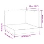 Cushions for pallet sofa 3 units blue melange fabric by , Cushions for chairs and sofas - Ref: Foro24-4002656, Price: 46,99 €...