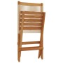 Garden chairs 2 units solid acacia wood polypropylene beige by , Garden chairs - Ref: Foro24-367689, Price: 114,28 €, Discoun...