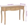 Mesa consola con 2 cajones madera de ingeniería 110x35x76 cm de , Mesas auxiliares - Ref: Foro24-4009864, Precio: 176,78 €, D...