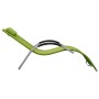 Green and gray textilene lounger by vidaXL, Loungers - Ref: Foro24-310516, Price: 75,99 €, Discount: %