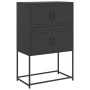 Black steel sideboard 68.5x38.5x107 cm by , Sideboards - Ref: Foro24-846482, Price: 102,10 €, Discount: %