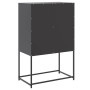 Black steel sideboard 68.5x38.5x107 cm by , Sideboards - Ref: Foro24-846482, Price: 102,10 €, Discount: %