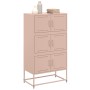 Steel sideboard in pink, 68.5x38.5x123.5 cm by , Sideboards - Ref: Foro24-846489, Price: 146,18 €, Discount: %