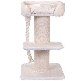 Quapas! Cream Ruffles Cat Scratching Tree 60x60x115 cm by Quapas!, Cat furniture - Ref: Foro24-432066, Price: 141,99 €, Disco...