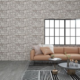 Paneles de pared 3D con diseño de ladrillo gris 11 piezas EPS de , Recubrimiento de paredes - Ref: Foro24-147205, Precio: 165...