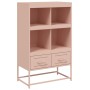 Kaltgewalzter Stahlschrank in Rosa 68,5x39x111,5 cm von , Sideboards - Ref: Foro24-846603, Preis: 128,82 €, Rabatt: %