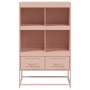 Kaltgewalzter Stahlschrank in Rosa 68,5x39x111,5 cm von , Sideboards - Ref: Foro24-846603, Preis: 128,82 €, Rabatt: %