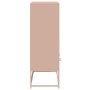 Aparador de acero laminado en frío rosa 68,5x39x111,5 cm de , Aparadores - Ref: Foro24-846603, Precio: 128,82 €, Descuento: %