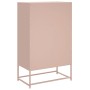 Aparador de acero laminado en frío rosa 68,5x39x111,5 cm de , Aparadores - Ref: Foro24-846603, Precio: 128,82 €, Descuento: %