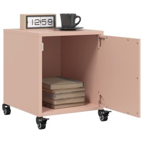 Bedside tables 2 units pink steel 36x39x43.5 cm by , Nightstands - Ref: Foro24-846617, Price: 98,99 €, Discount: %