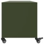 TV stand made of cold-rolled steel in olive green, measuring 100.5x39x43.5 cm. by , TV Furniture - Ref: Foro24-846648, Price:...