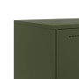 TV stand made of cold-rolled steel in olive green, measuring 100.5x39x43.5 cm. by , TV Furniture - Ref: Foro24-846648, Price:...