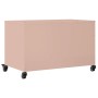 Mueble para TV acero laminado en frío rosa 68x39x43,5 cm de , Muebles TV - Ref: Foro24-846669, Precio: 72,98 €, Descuento: %