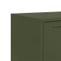 Cold-rolled steel sideboard in olive green 68.5x39x72 cm by , Sideboards - Ref: Foro24-846660, Price: 105,08 €, Discount: %