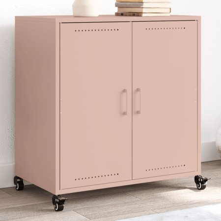 Cold-rolled steel sideboard in pink 68.5x39x72 cm by , Sideboards - Ref: Foro24-846657, Price: 119,58 €, Discount: %