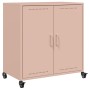 Cold-rolled steel sideboard in pink 68.5x39x72 cm by , Sideboards - Ref: Foro24-846657, Price: 119,58 €, Discount: %