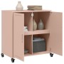 Cold-rolled steel sideboard in pink 68.5x39x72 cm by , Sideboards - Ref: Foro24-846657, Price: 119,58 €, Discount: %