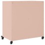 Aparador de acero laminado en frío rosa 68,5x39x72 cm de , Aparadores - Ref: Foro24-846657, Precio: 119,58 €, Descuento: %