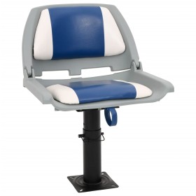 Folding boat seats 2 units blue and white 48x51x41 cm by , Boats - Ref: Foro24-3284280, Price: 110,98 €, Discount: %