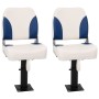 Asientos plegables de barco 4 uds azul y blanco 41x36x48 cm de , Embarcaciones - Ref: Foro24-3284289, Precio: 189,75 €, Descu...