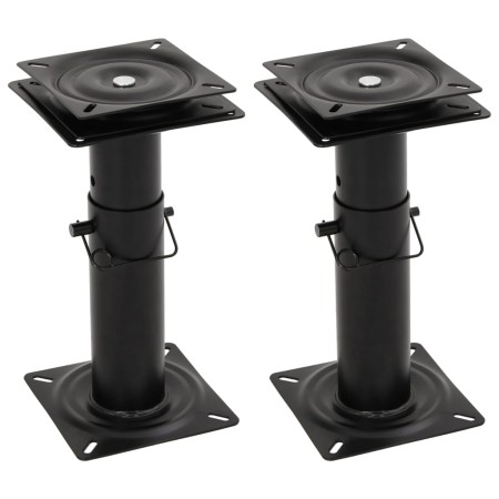 Pedestales asientos barco giratorio 360° ajustable 2 uds acero de , Piezas para veleros - Ref: Foro24-3294944, Precio: 102,14...