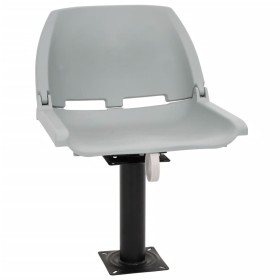 Boat seat with 360° swivel pedestal by , Boats - Ref: Foro24-3294946, Price: 97,95 €, Discount: %