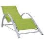 Sonnenliegen mit Tisch 2 Einheiten grünes Aluminium von vidaXL, Liegen - Ref: Foro24-310540, Preis: 146,22 €, Rabatt: %