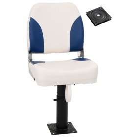 Asiento de barco con pedestal altura ajustable 360° giratorio de , Embarcaciones - Ref: Foro24-3294959, Precio: 110,68 €, Des...