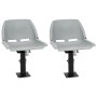 Boat seats with pedestal 2 units adjustable height 360° by , Boats - Ref: Foro24-3294950, Price: 209,34 €, Discount: %