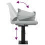 Boat seats with pedestal 2 units adjustable height 360° by , Boats - Ref: Foro24-3294950, Price: 209,34 €, Discount: %